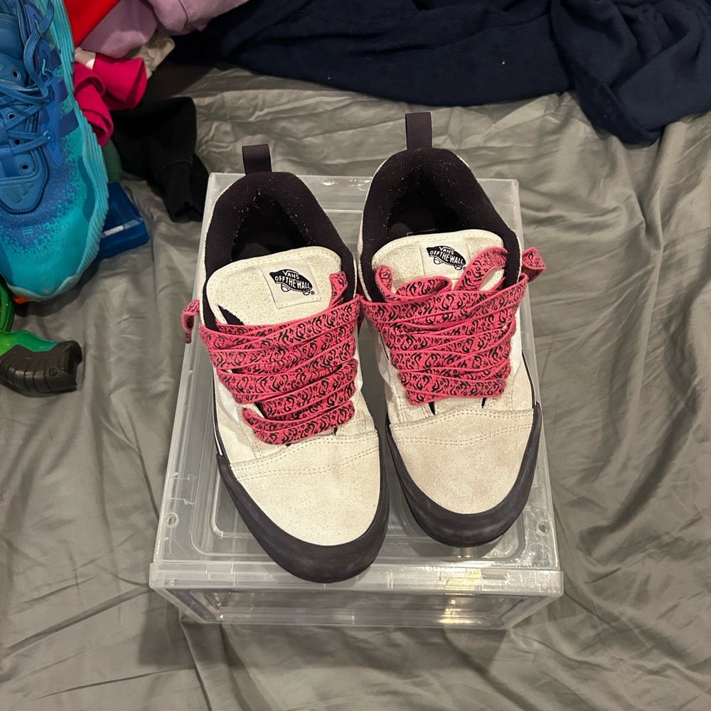 Vans Knu Skool Pop Outsole Purple White Mens Size 9 chunky skate